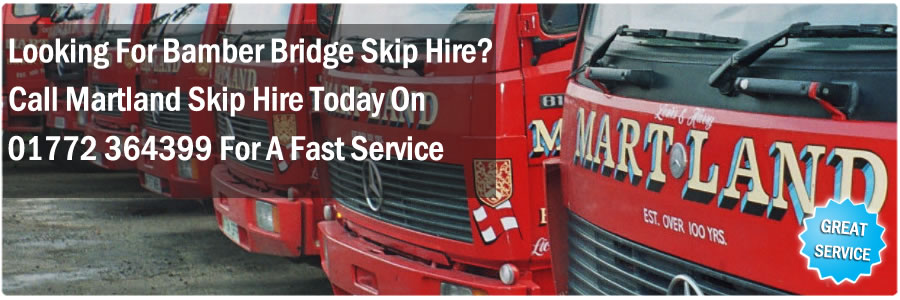 Bamber Bridge Skip Hire